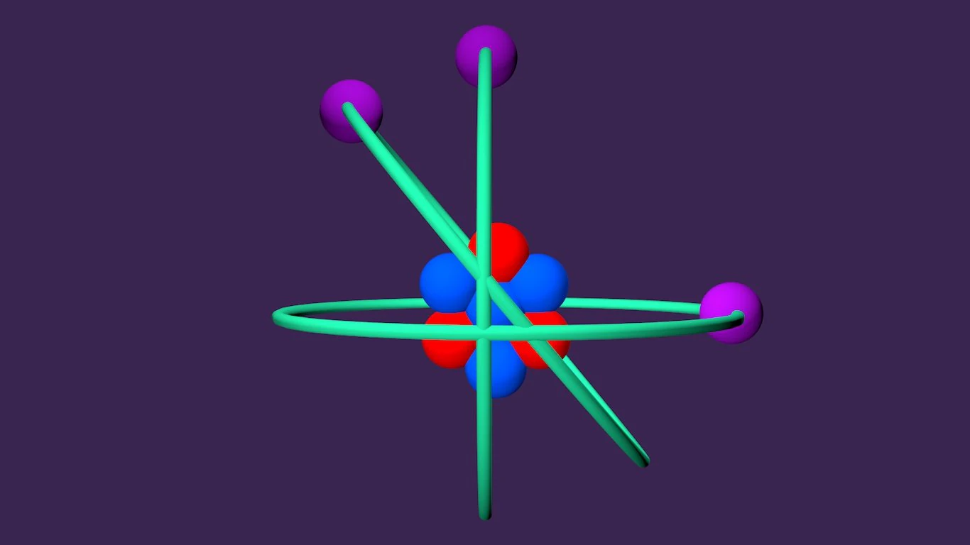 atom 3D Model .c4d .max .obj .3ds .fbx .stl .blend 