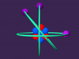 atom Modelo 3D