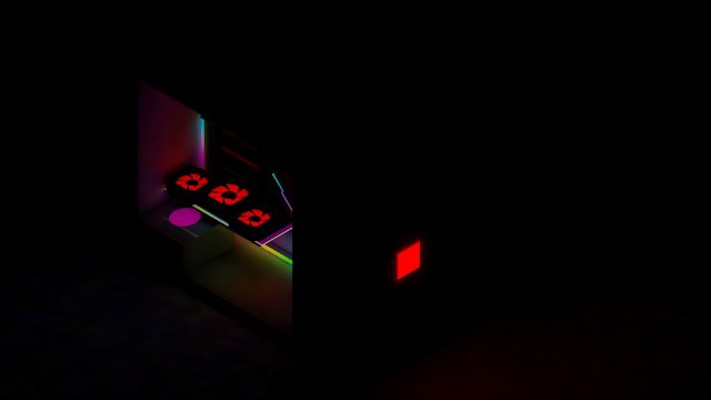 gaming pc low poly 3D Модель .c4d .max .obj .3ds .fbx .stl .blend 