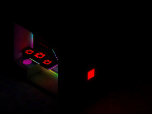 gaming pc low poly 3D 모델