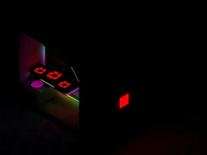 gaming pc low poly 3D Model