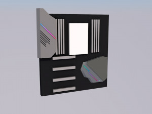 motherboard 3D-Modell