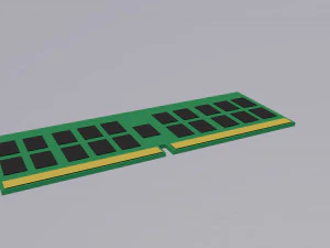 ラムDDR3 3Dモデル