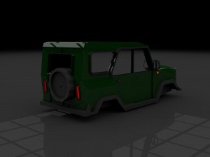 uaz 469-ya3 469 Model 3D