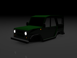uaz 469-ya3 469 3D Model