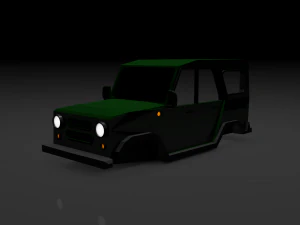 uaz 469-ya3 469 3D Model