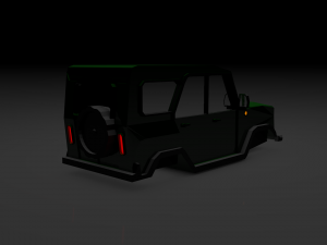 uaz 469-ya3 469 3D Model