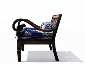 asian bench 3D Модель