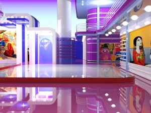 virtual studio Modelo 3D