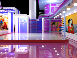 virtual studio Modelo 3D