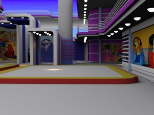 virtual studio Modelo 3D