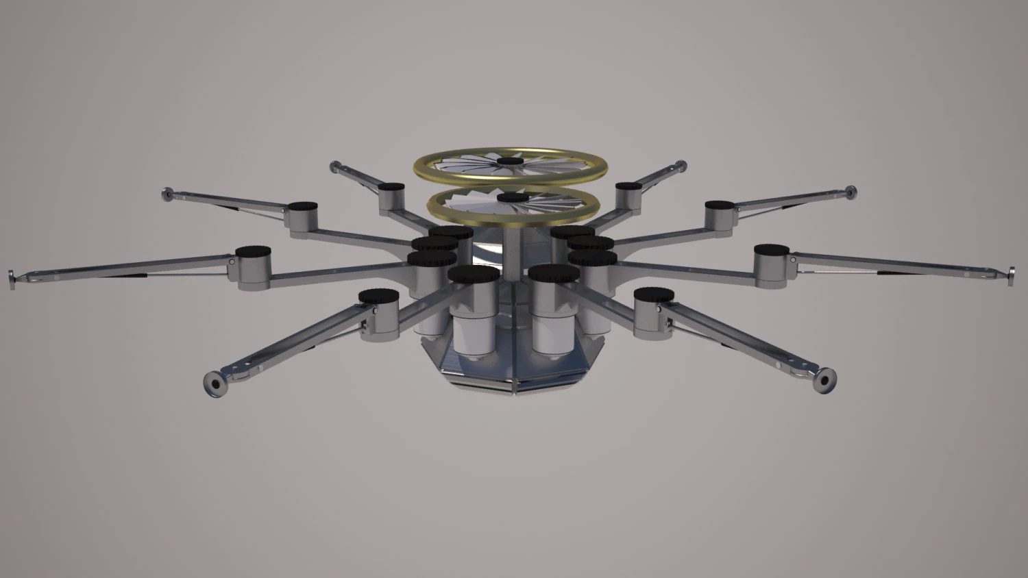 spider drone 3D Model .c4d .max .obj .3ds .fbx .stl .blend 
