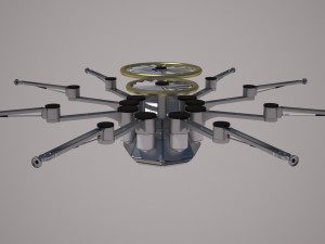 spider drone 3D Model