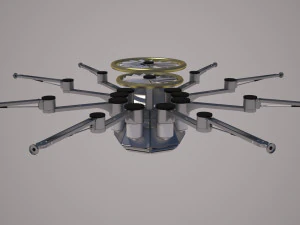 dron ara&ntilde;a Modelo 3D