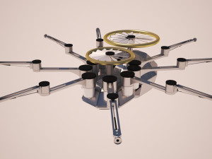 spider drone Modelo 3D