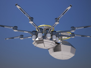 spider drone Modelo 3D