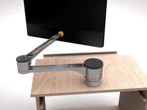 computer table Modelo 3D