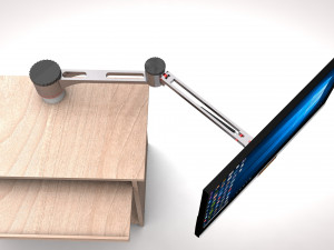 computer table 3D 模型