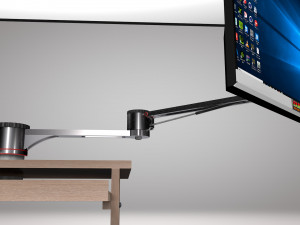 computer table 3D 模型