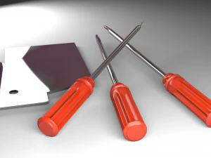 chave de fenda Modelo 3D