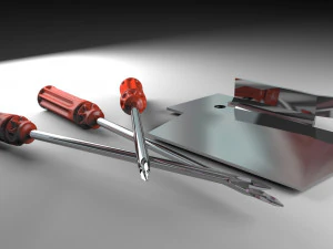 chave de fenda Modelo 3D