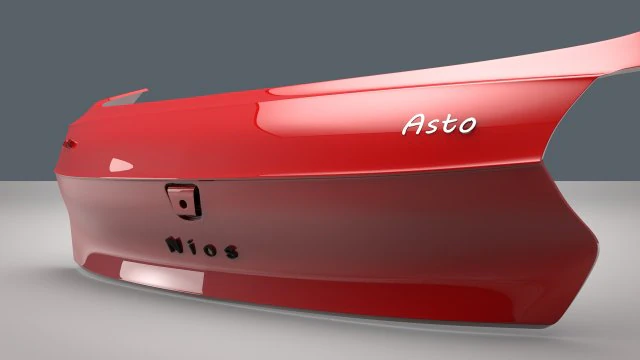 traseira do carro Modelo 3D .c4d .max .obj .3ds .fbx .stl .blend