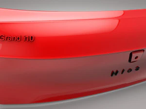 traseira do carro Modelo 3D