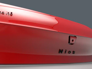 traseira do carro Modelo 3D