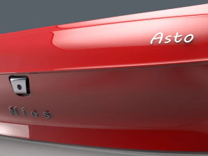 traseira do carro Modelo 3D