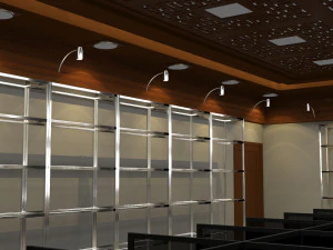 perpustakaan Model 3D