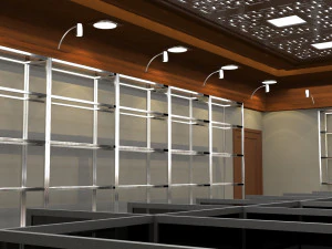 perpustakaan Model 3D