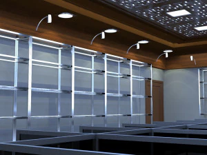 perpustakaan Model 3D