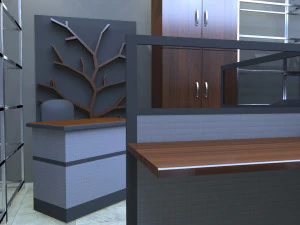 perpustakaan Model 3D