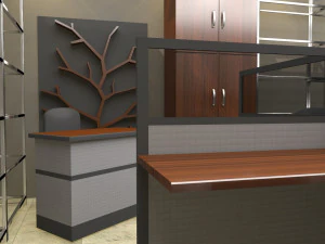 perpustakaan Model 3D