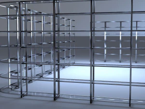perpustakaan Model 3D