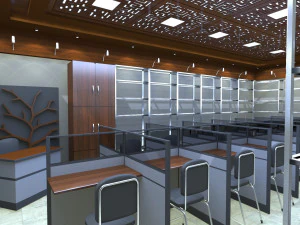 perpustakaan Model 3D