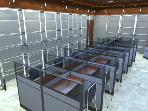 perpustakaan Model 3D