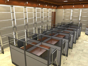 perpustakaan Model 3D