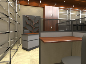 library 3D Model