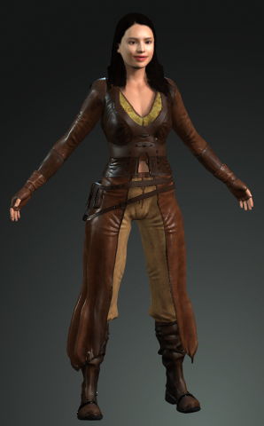 woman 3D Model .c4d .max .obj .3ds .fbx .stl .blend 