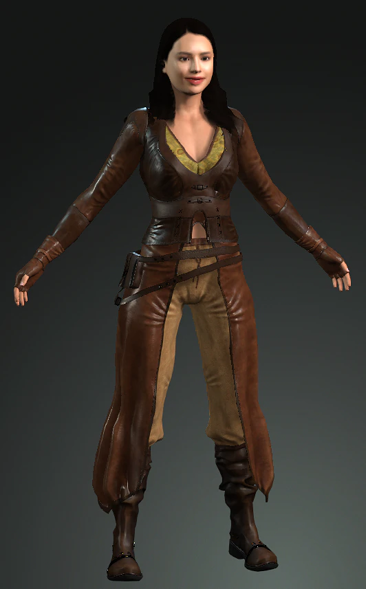 mulher Modelo 3D .c4d .max .obj .3ds .fbx .stl .blend 