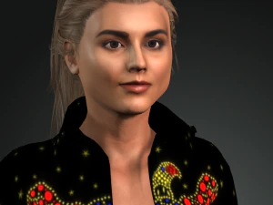 mulher Modelo 3D