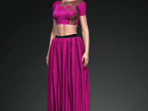 mulher Modelo 3D