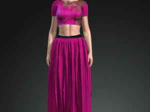 mulher Modelo 3D