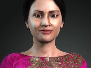 mulher Modelo 3D