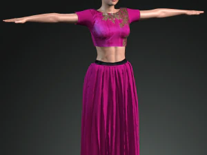 mulher Modelo 3D