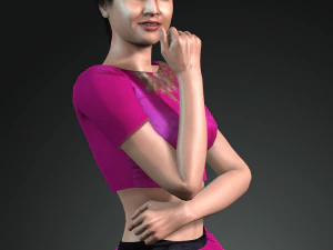 mulher Modelo 3D