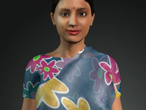 mulher Modelo 3D