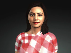 mulher Modelo 3D