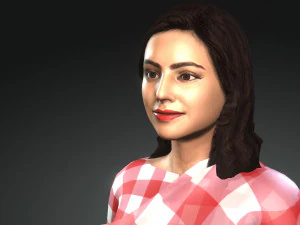 mulher Modelo 3D